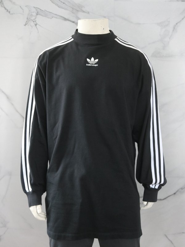 Camiseta Balenciaga x Adidas Manga Longa Preta | Zivē Club