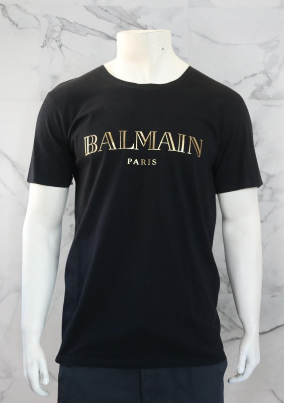 Camiseta Balmain Logo Preta | Zivē Club