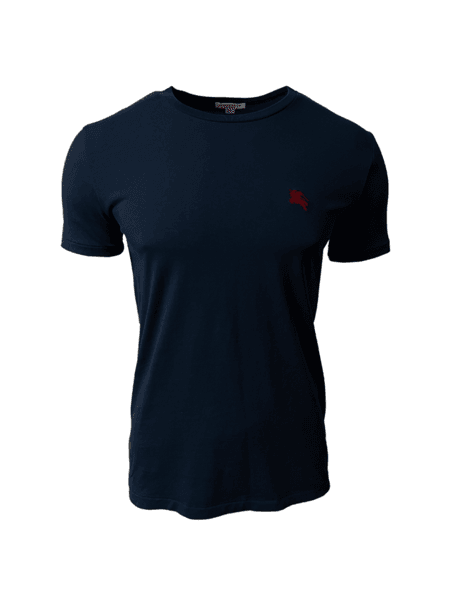 BURBERRY★Tee〜★☆★ Camiseta Burberry Basic Logo Azul Marinho | Zivē Club