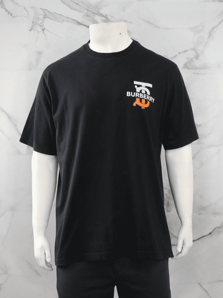 Camiseta Burberry TB Logo Preta | Zivē Club