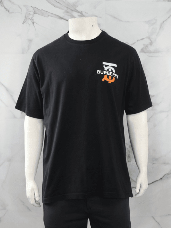 Camiseta Burberry TB Logo Preta | Zivē Club