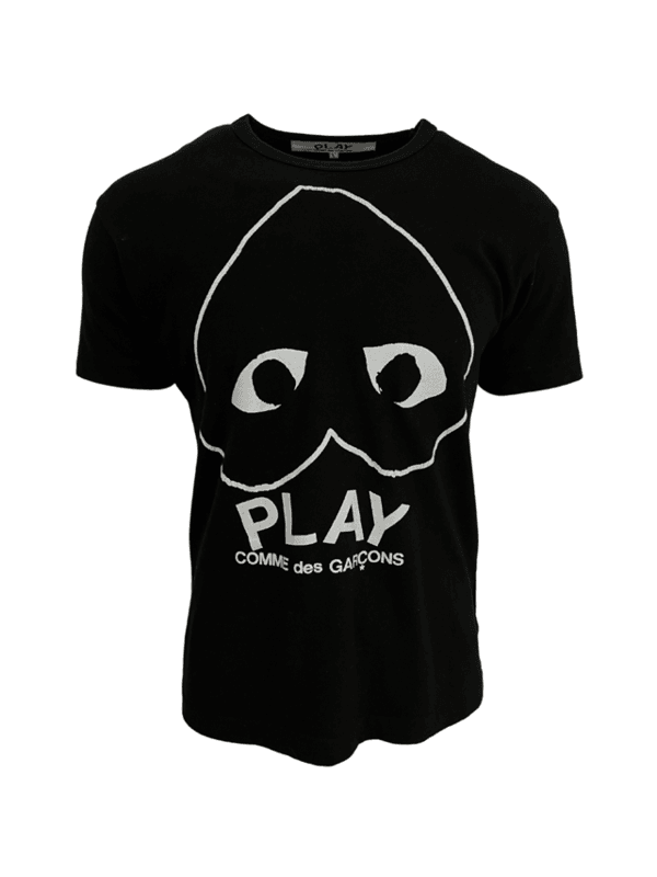 COMME des GARCONS SHIRT × VISVIM Remake Camiseta Comme des Garçons Play Inverted Heart Logo Preta | Zivē Club
