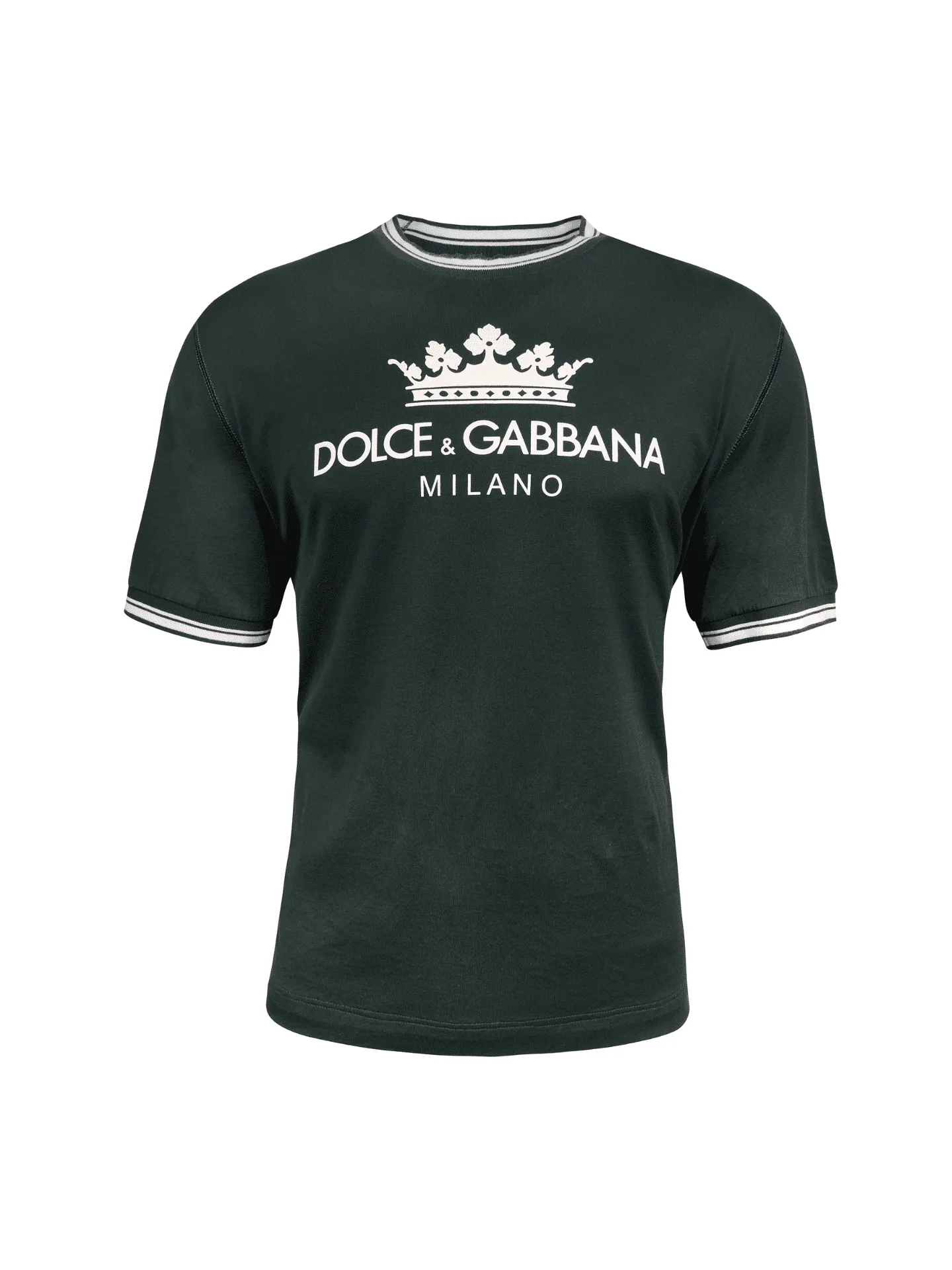 Camiseta Dolce Gabbana Logo Milano Verde Ziv Club