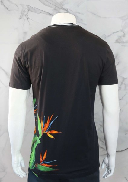 Camiseta Dolce & Gabbana Paradise Print Preta | Zivē Club