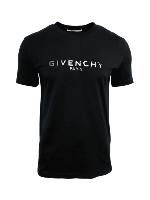 Camiseta Givenchy Logo Color Paris Preta Ziv Club