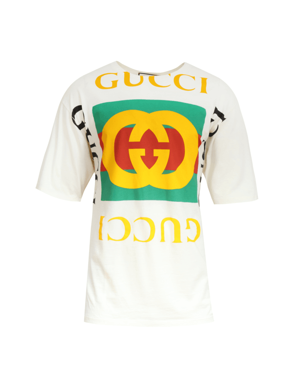 Camiseta Gucci Big Retro Logo Cru | Zivē Club