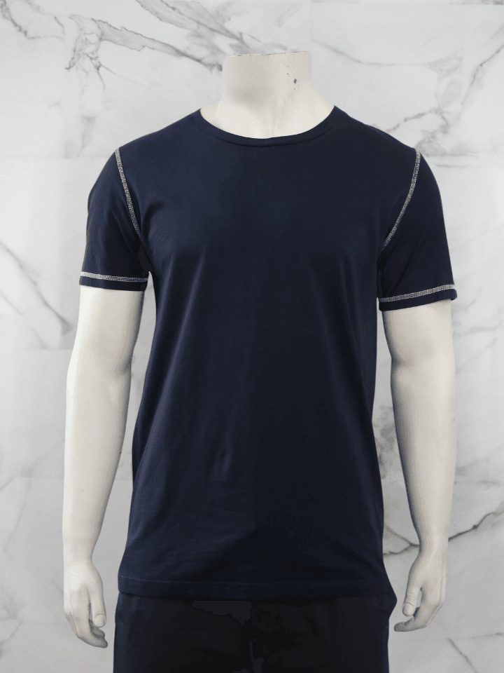 Camiseta Maison Margiela Basic Azul Marinho | Zivē Club