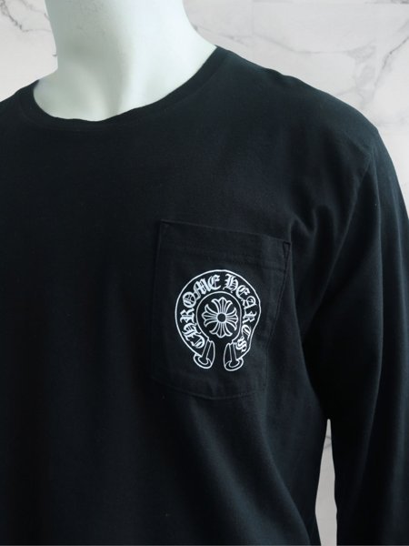 Camiseta Manga Longa Chrome Hearts Miami Preta | Zivē Club