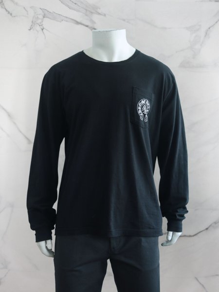 Chrome hearts ロンT 90s old XXL 希少サイズ Camiseta Manga Longa Chrome Hearts Miami Preta | Zivē Club
