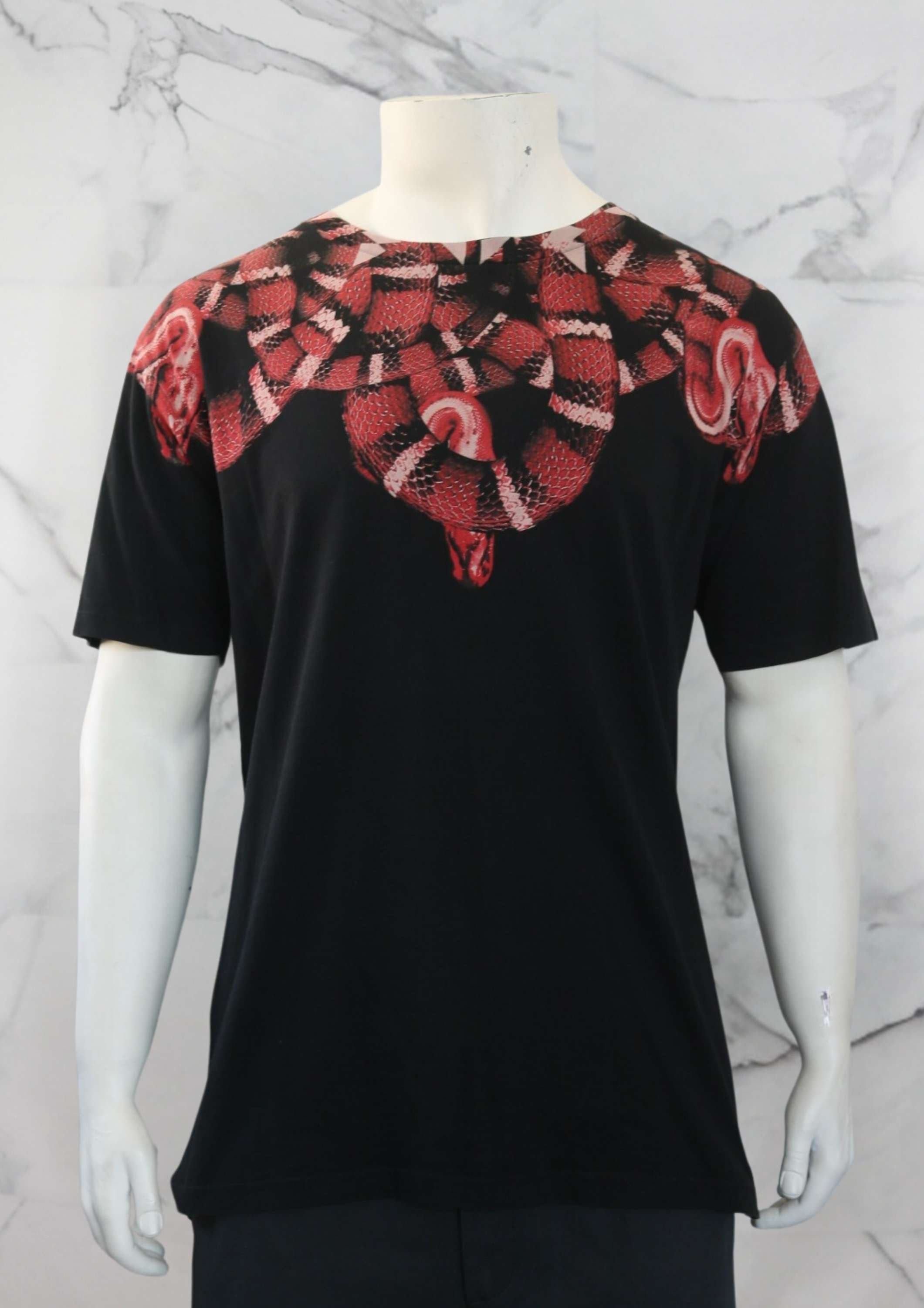 期間限定値下げ MARCELOBURLON REDPALMSHIRT Camiseta Marcelo Burlon Red Snake Preta | Zivē Club