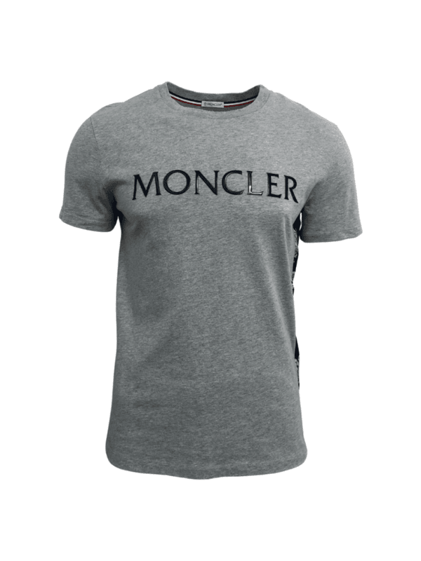 Moncler グレー Tシャツ Camiseta Moncler Supeeer Mon Cinza | Zivē Club