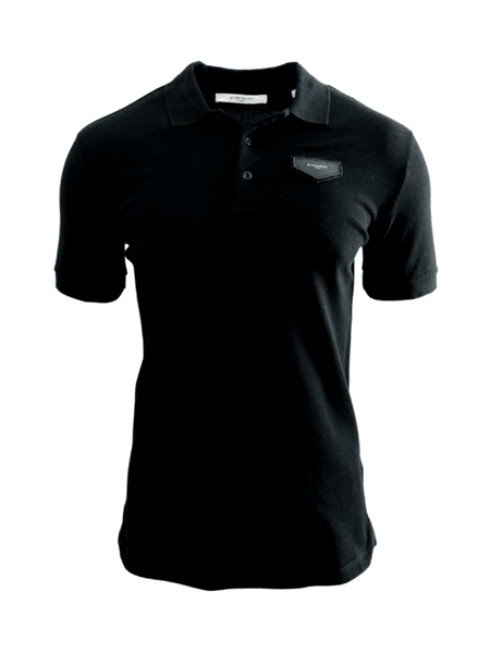 Camisa Polo Givenchy Logo Preta | Zivē Club
