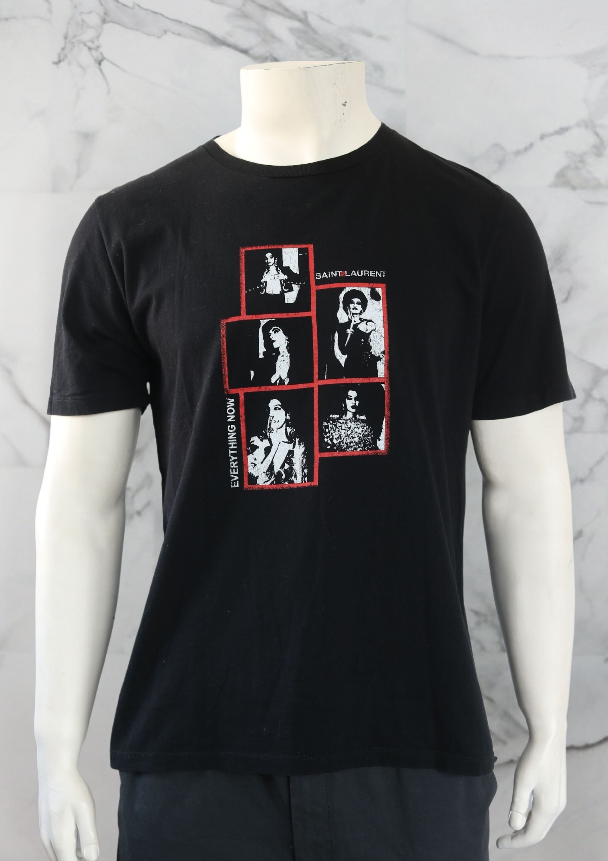 Camiseta Saint Laurent Everything Now Preta | Zivē Club