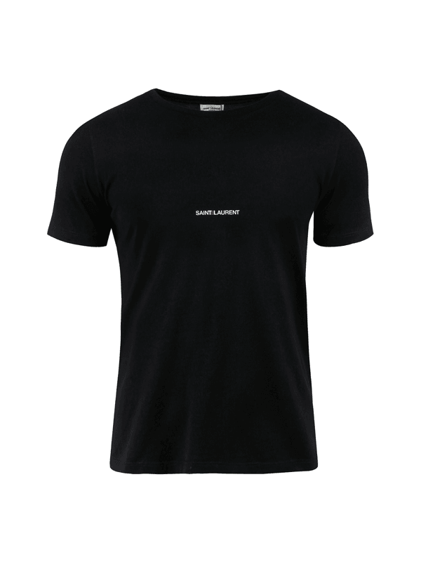 Camiseta Saint Laurent Logo Preto | Zivē Club