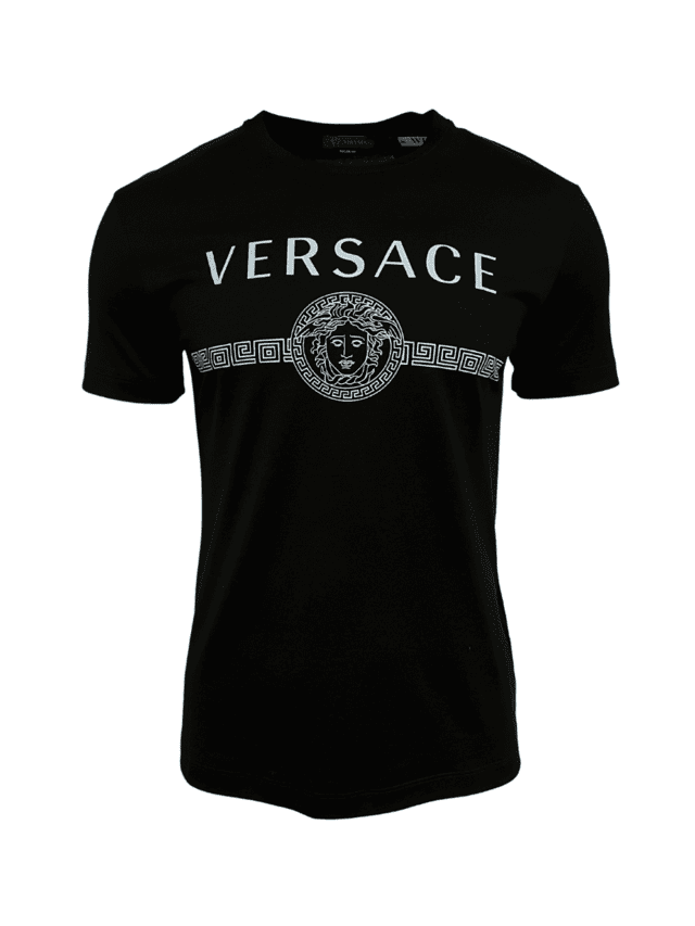 Camiseta Versace Medusa Logo Preta Ziv Club