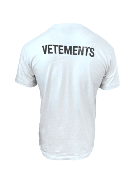Camiseta Vetements Staff Tint Branca | Zivē Club