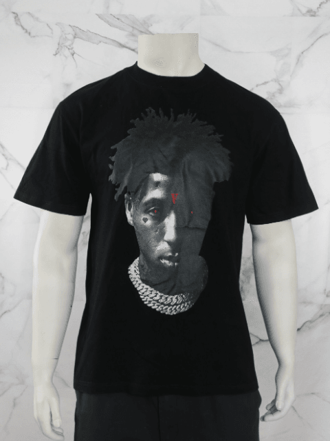 Vlone NBA YUNGBOYプリント　s Tシャツ camiseta-vlone-x-nba-youngboy-