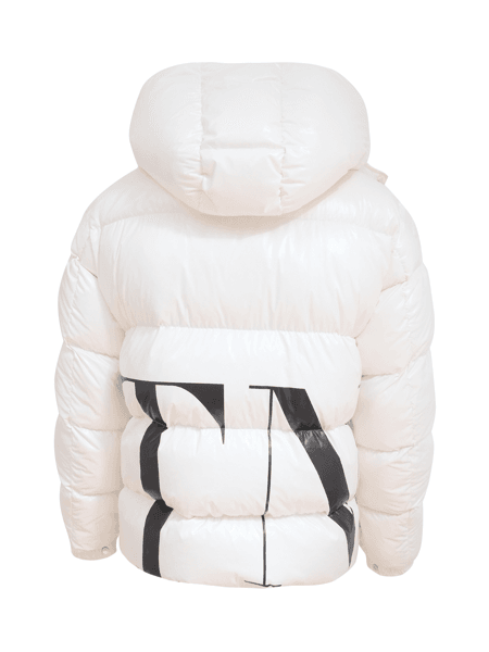 Casaco Moncler x Valentino VLTN Logo Branco | Zivē Club