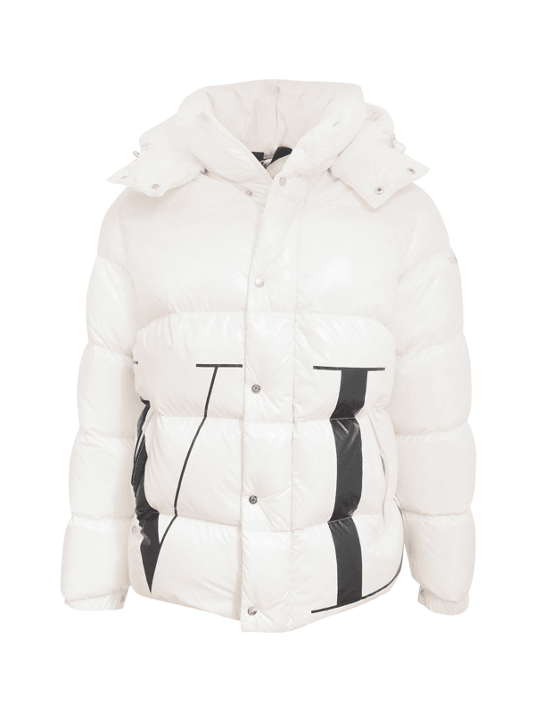 Casaco Moncler x Valentino VLTN Logo Branco | Zivē Club