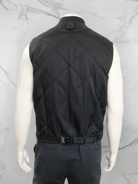 Colete Prada Nylon Puffer Preto | Zivē Club