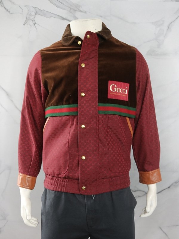 Conjunto Gucci Bomber Jogger GG Vinho | Zivē Club