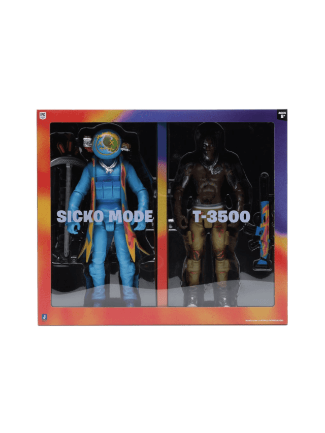 Duo de Bonecos Travis Scott Cactus Jack Fortnite 12