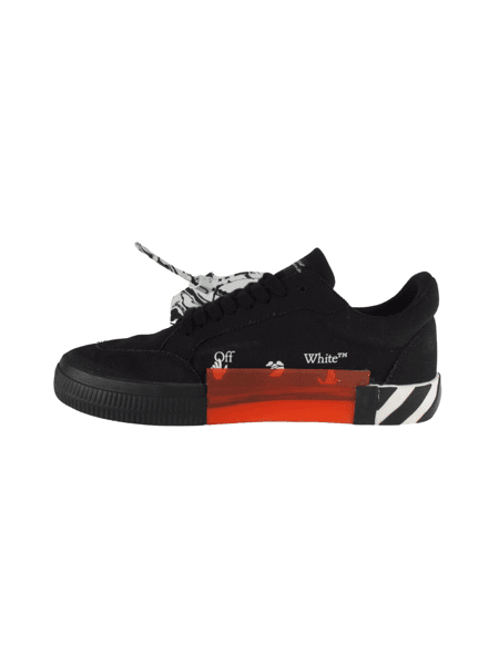 Tenis off white deals preto