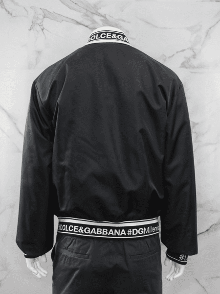 Jaqueta Dolce & Gabbana Bomber #DGRoyal Preta | Zivē Club