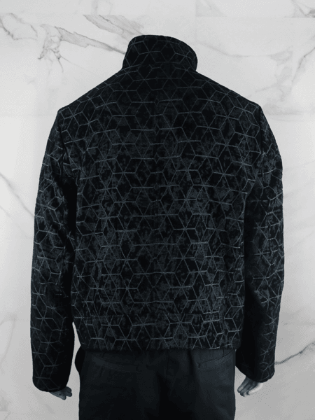 ジャケット・アウター EMPORIO ARMANI Asymmetric Tech Jacket Jaqueta Emporio Armani Asymmetrical Print Preta | Zivē Club
