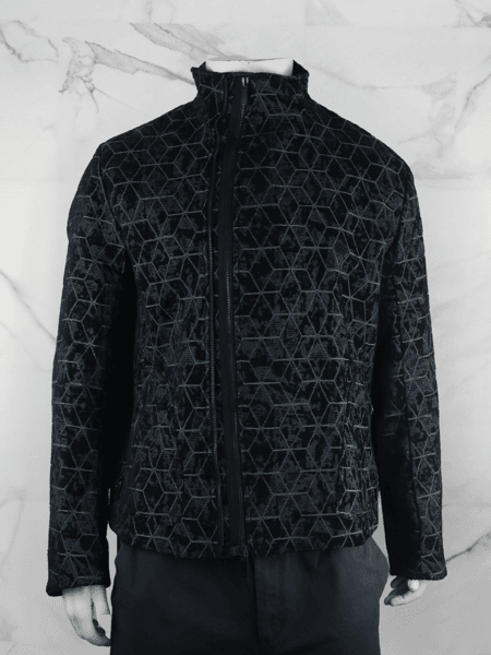 Bolsos e Removível Capuz com Jaqueta Jacket Tech Asymmetric ARMANI EMPORIO ジャケット・アウター Preto Armani Emporio | ジャケット・アウター