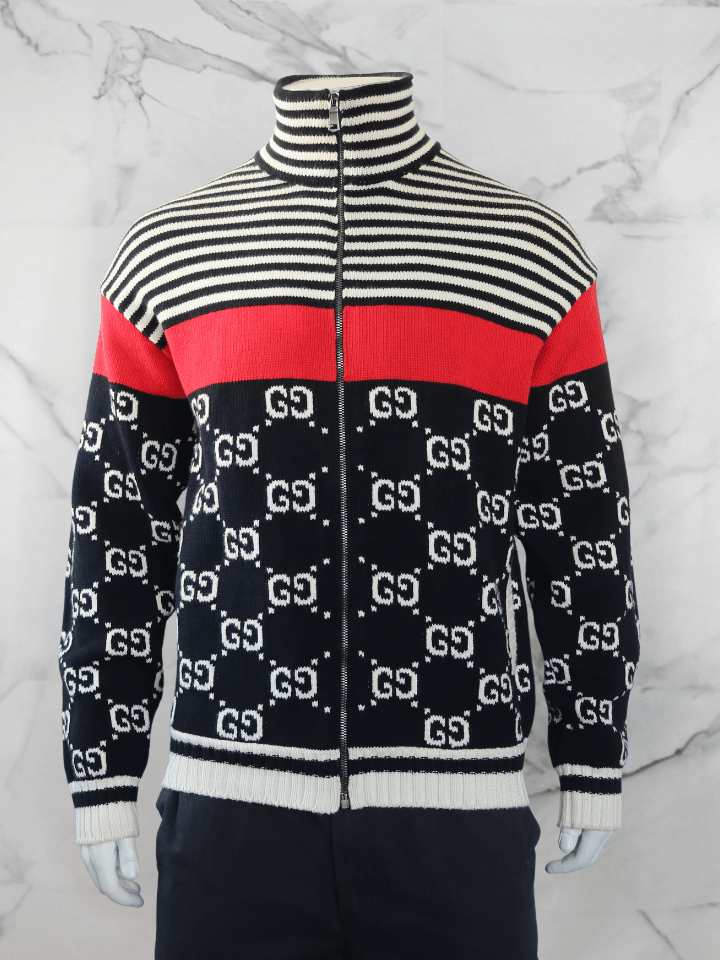 Jaqueta Gucci Knit GG Stripe Colors | Zivē Club