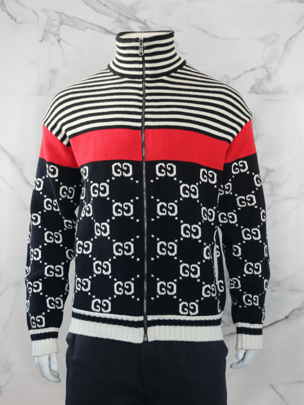 Jaqueta Gucci Knit GG Stripe Colors | Zivē Club