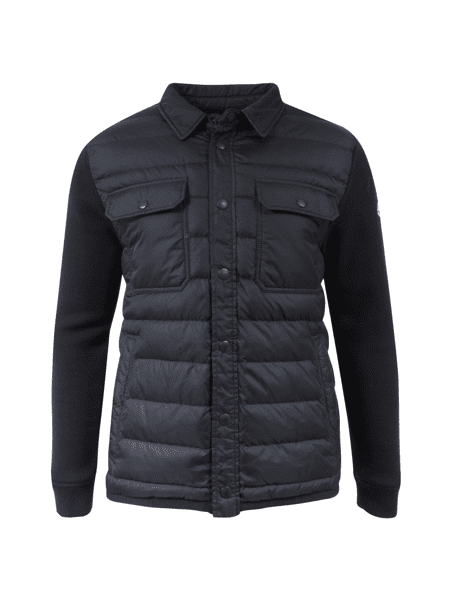 Jaqueta Moncler Cardigan Maglione Tricot Azul Marinho | Zivē Club