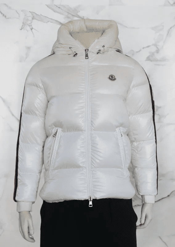 ち*む様 MONCLER Down jacket Jaqueta Moncler White Dincer Down Branca | Zivē Club