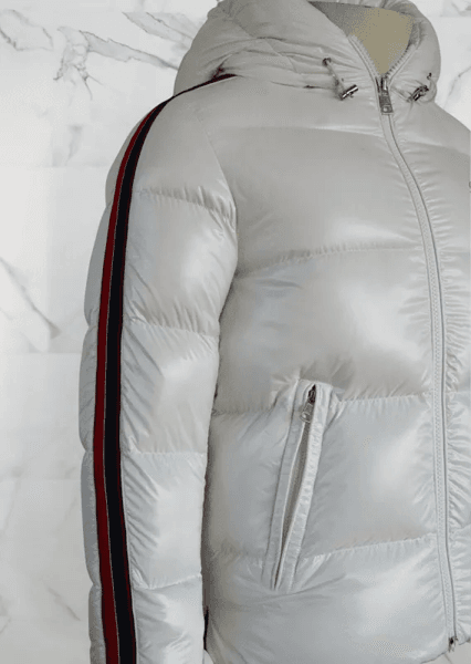 Jaqueta Moncler White Dincer Down Branca | Zivē Club