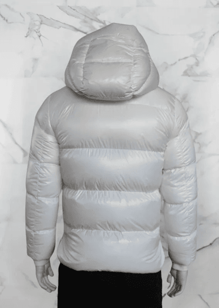 Jaqueta Moncler White Dincer Down Branca | Zivē Club
