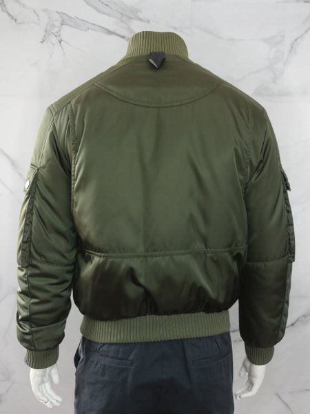 Jaqueta Prada Military Bomber Verde | Zivē Club