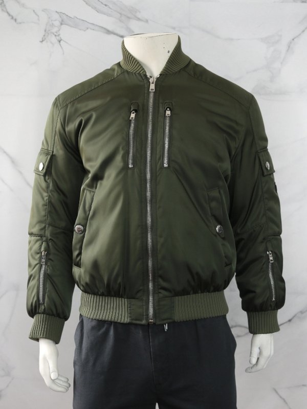 ジャケット・アウター PRADA / Faded Dark Green Shirt Blouson Jaqueta Prada Military Bomber Verde | Zivē Club