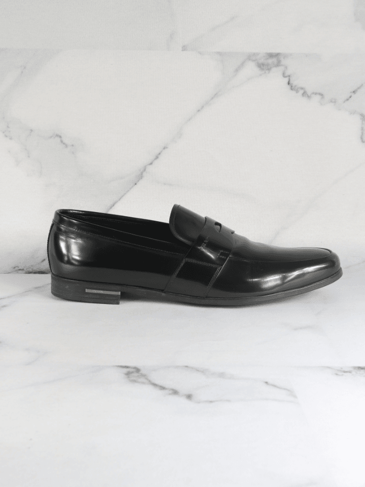 Loafer Prada Penny Verniz Preto | Zivē Club