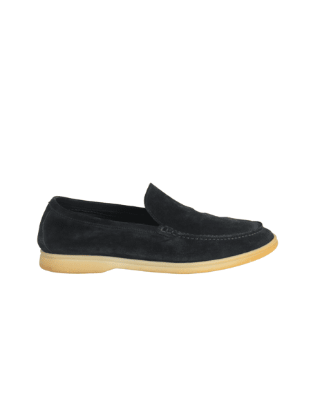 Loafers Loro Piana Summer Walk Azul Marinho | Zivē Club