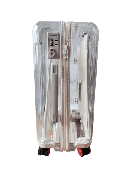 Mala de Mão Off-White x Rimowa Branca e Transparente Zivē Club