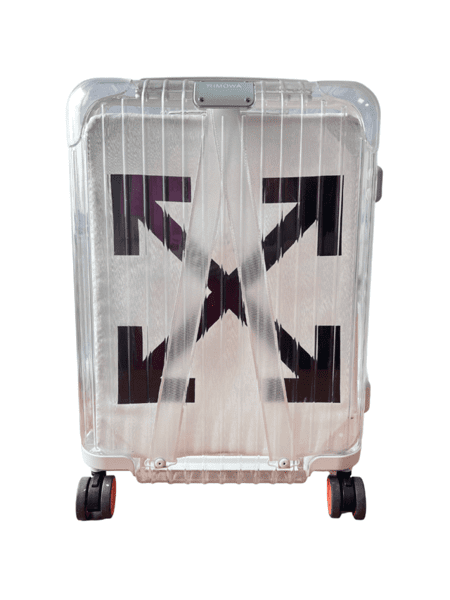 Mala de Mão Off-White x Rimowa Branca e Transparente Zivē Club
