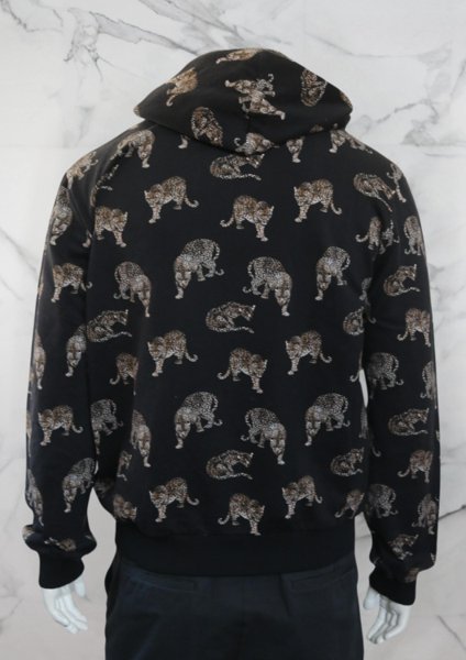 Moletom Dolce & Gabbana Leopard Heart Preto | Zivē Club