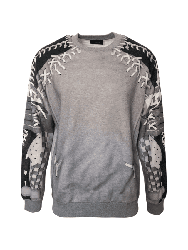 Moletom Givenchy Baseball Cinza Zivē Club