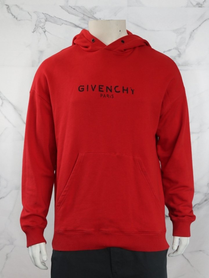 Moletom Givenchy Paris Logo Vermelho | Zivē Club