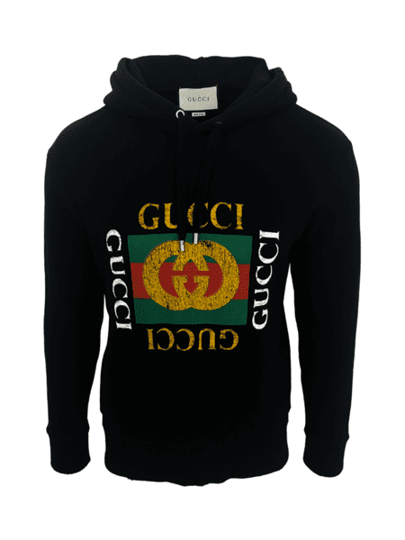 Moletom preto best sale gucci