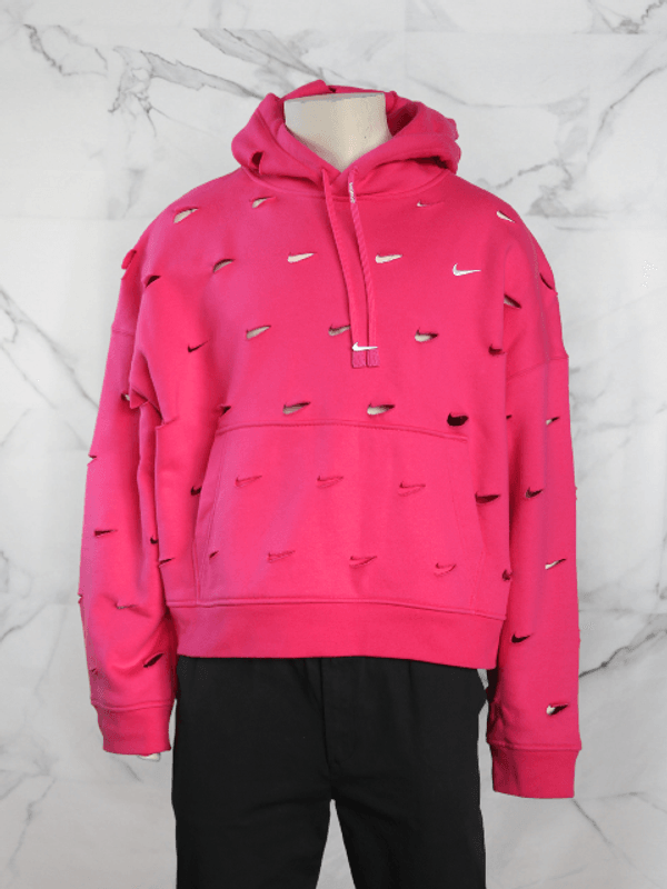 NIKE × JACQUEMUS スウォッシュフードパーカー ピンク S Jacquemus x Nike Le Swoosh Hoodie Dark Pink - SS24 - JP