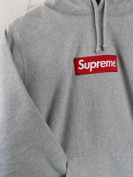 Moletom Supreme Box Logo Cinza | Zivē Club