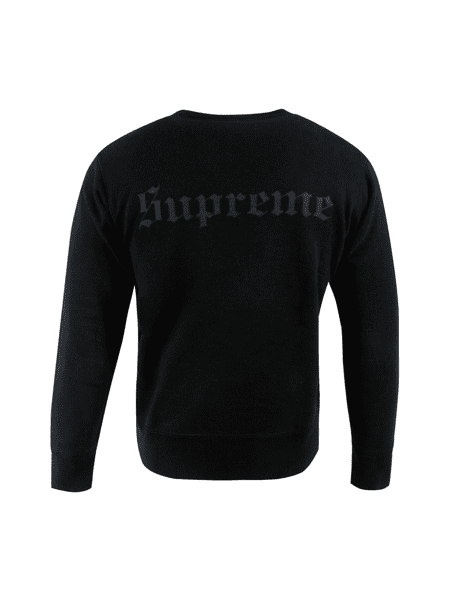 Moletom da cheap supreme preto