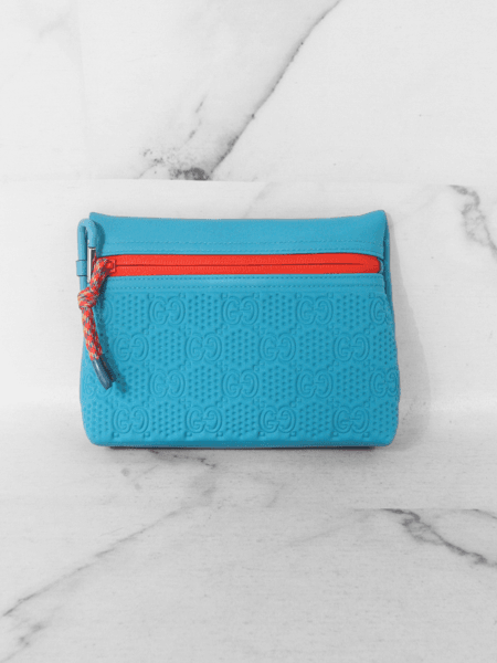 Nécessaire Gucci Pouch GG Scuba Monogram Azul | Zivē Club